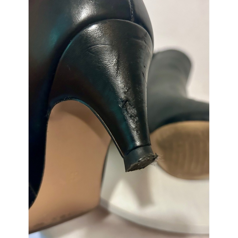 Limelight Moira Womens Black Pointed Toe Kitten Heel Ankle Boots Size 6.5 - Picture 7 of 8